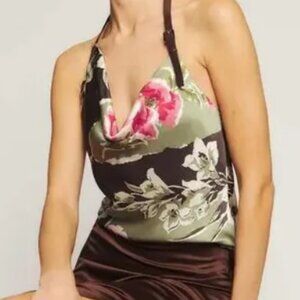 Reformation - Maeve Silk Buckle Adjustable Halter Top